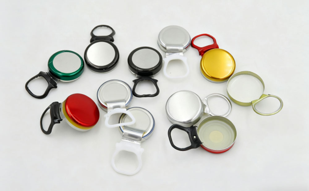 Aluminum cap products (aluminum screw caps, pull ring caps)